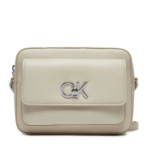 Torebka Calvin Klein Re-Lock Camera K60K612538 Écru