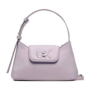 Torebka Calvin Klein Re-Lock Crossbody W/Flap Sm K60K610770 Fioletowy