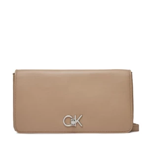 Torebka Calvin Klein Re-Lock Double Gusette K60K611336 Beżowy