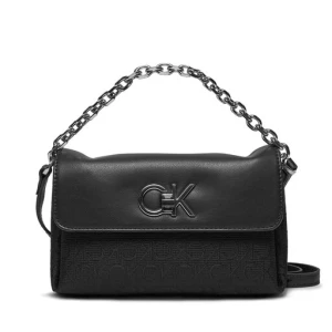 Torebka Calvin Klein Re-Lock Mini Crossbody Bag_Jcq K60K611989 Black Jacquard Mono 0GK