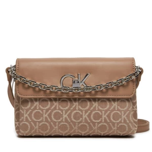 Torebka Calvin Klein Re-Lock Mini K60K612642 Beżowy