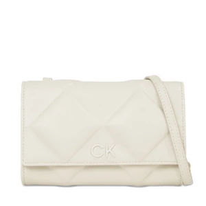 Torebka Calvin Klein Re-Lock Quilt Mini Bag K60K611086 Dk Ecru PC4