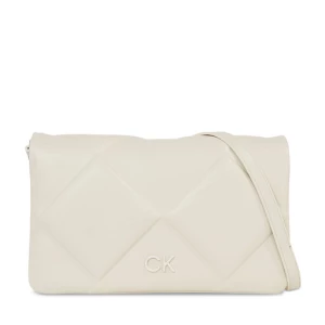 Torebka Calvin Klein Re-Lock Quilt Shoulder Bag K60K611021 Biały