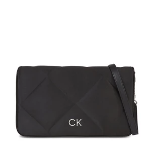 Torebka Calvin Klein Re-Lock Quilt Shoulder Bag-Satin K60K611300 Czarny