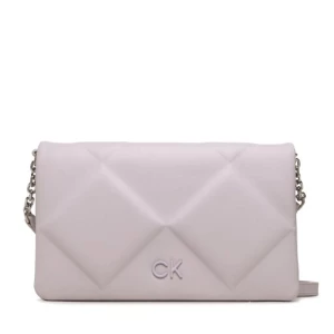 Torebka Calvin Klein Re-Lock Qult Shoulder Bag K60K611021 Fioletowy