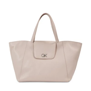 Torebka Calvin Klein Re-Lock Shopper W/Flap K60K611052 Szary