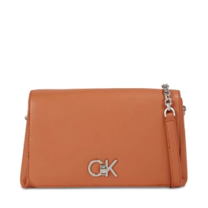 Torebka Calvin Klein Re-Lock Shoulder Bag Md K60K611057 Brązowy