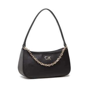 Torebka Calvin Klein Re-Lock Shoulder Bag W Chain K60K609400 Czarny