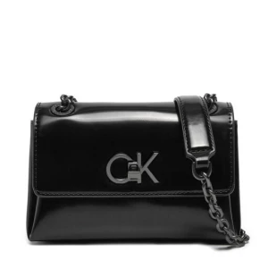 Torebka Calvin Klein Re-Lock Sm Shoulder K60K612558 Czarny