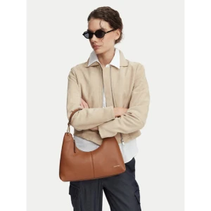 Torebka Calvin Klein Slouchy Leather Shoulder Bag LV04F3657G Zielony
