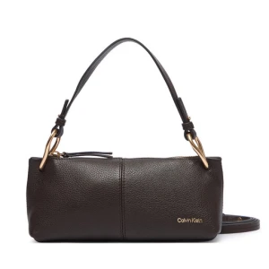 Torebka Calvin Klein Slouchy Leather Small Conv Bag LV04F3659G Brązowy