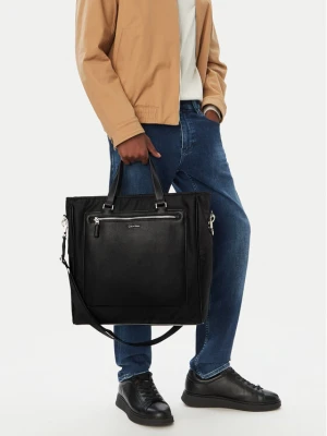 Torebka Calvin Klein Ssnl Raised Logo Tote LV04D3502G Czarny