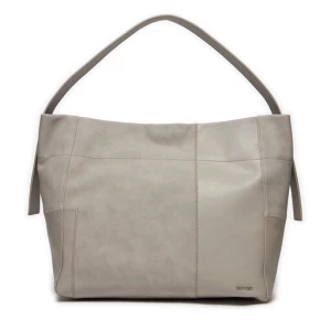 Torebka Calvin Klein Texture Block Large Shopper K60K611670 Beżowy