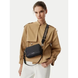 Torebka Calvin Klein Webbing 2X Strap Camera Bag LV04F3656G Czarny