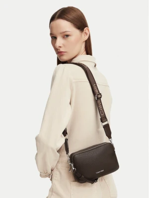 Torebka Calvin Klein Webbing 2X Strap Camera Bag LV04F3656G Czerwony