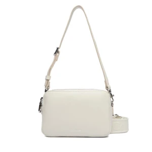 Torebka Calvin Klein Webbing Double Strap Camera Bag LV04F3165G Biały