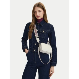 Torebka Calvin Klein Webbing Double Strap Camera Bag LV04F3165G Biały