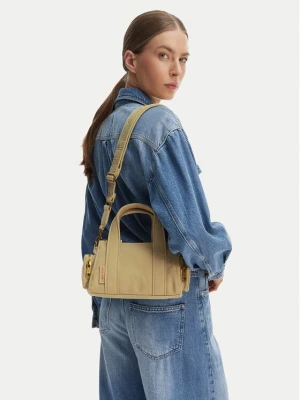 Torebka Calvin Klein Webbing Strap Canvas Pocket Bag LV04F3464G Beżowy