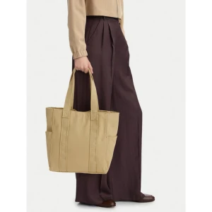 Torebka Calvin Klein Webbing Strap Canvas Tote LV04F3463G Beżowy