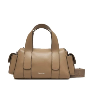 Torebka Calvin Klein Webbing Strap Pocket Bag LV04F3291G Beżowy