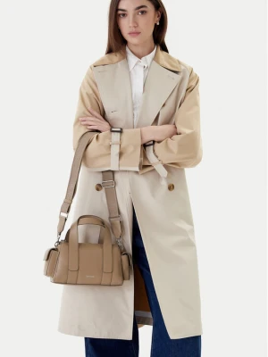 Torebka Calvin Klein Webbing Strap Pocket Bag LV04F3291G Beżowy