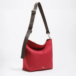 Torebka Carlino duża gabardyna ciemnoczerwona BIMBA Y LOLA