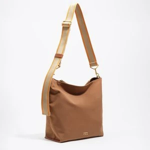 Torebka Carlino duża gabardyna cynamonowa BIMBA Y LOLA