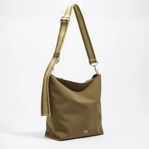 Torebka Carlino duża gabardyna oliwkowa BIMBA Y LOLA