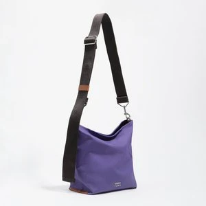 Torebka Carlino mała gabardyna woskowana fioletowa BIMBA Y LOLA