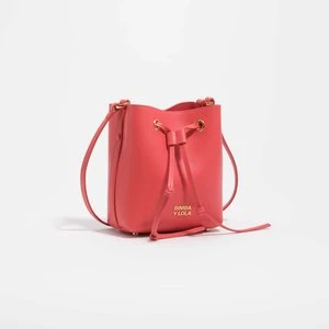 Torebka Chihuahua bucket mini skóra makowa czerwień BIMBA Y LOLA