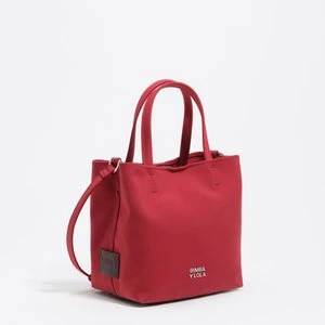 Torebka Chihuahua mała nylon ciemnoczerwona BIMBA Y LOLA