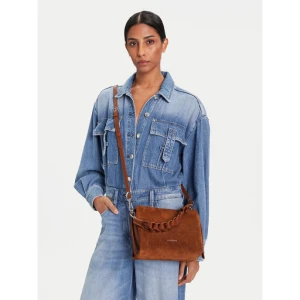 Torebka Coccinelle P6P Boheme Suede Bimaterial E1 P6P 58 01 01 Brązowy