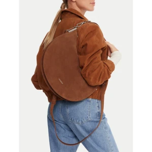 Torebka Coccinelle QKG Coccinellesunup Suede E1 QKG 13 01 01 Brązowy