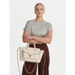 Torebka Coccinelle T8A Coccinelledouble Beat E1 T8A 18 02 01 Écru