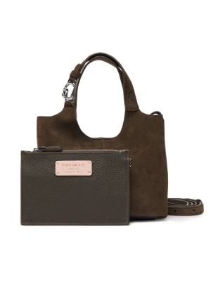 Torebka Coccinelle THE Coccinelle C-Easy Suede E1 THE 58 01 01 Khaki