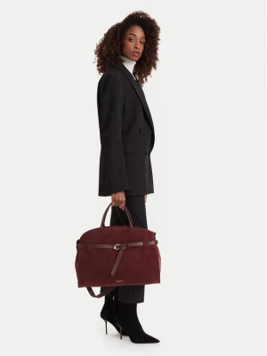 Torebka Coccinelle TLB Coccinellesabine Suede Bi E1 TLB 18 01 01 Bordowy