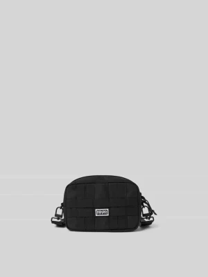 Torebka crossbody z przeszyciem z logo Kenzo Czarny