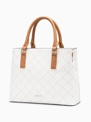 Torebka damska kuferek ze skóry ekologicznej Puccini