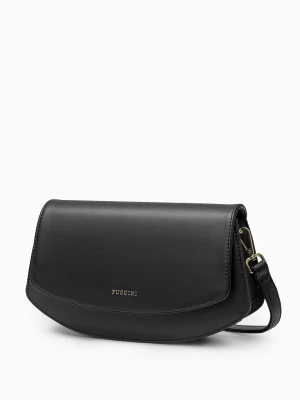 Torebka damska na długim pasku elegancka czarna Puccini