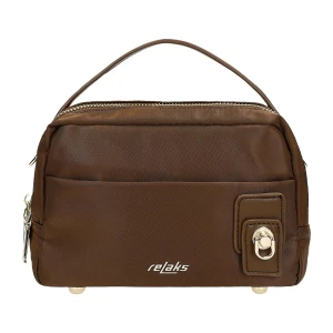Mała brązowa torebka damska relaks r 80307-12