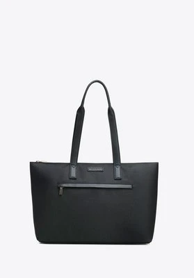 Torebka damska shopper na ramię czarna Wittchen