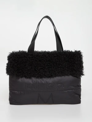 Torebka damska shopper z futerkiem DIEGO M