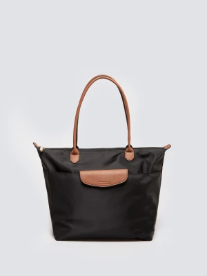 Torebka damska shopperka czarna Naira 906 BIG STAR