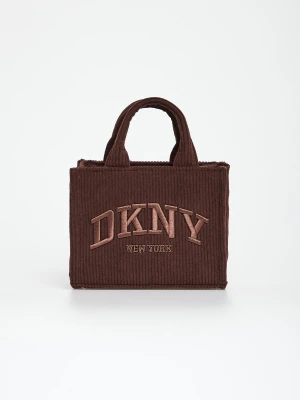 Torebka damska sztruksowa DKNY
