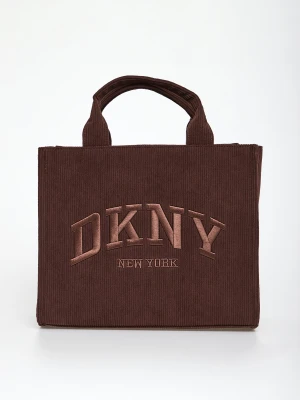 Torebka damska sztruksowa DKNY
