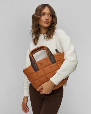 Torebka damska Vee Collective Porter Tote Small brązowa