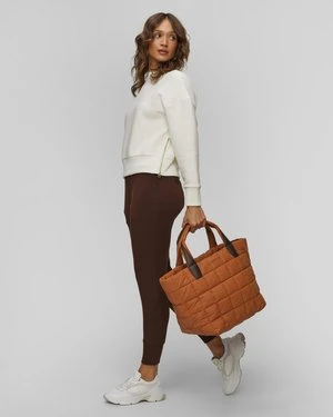 Torebka damska Vee Collective Portert Tote Medium brązowa