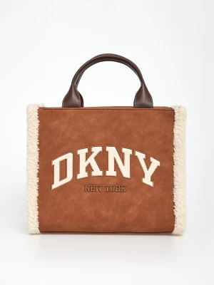 Torebka damska z futerkiem DKNY