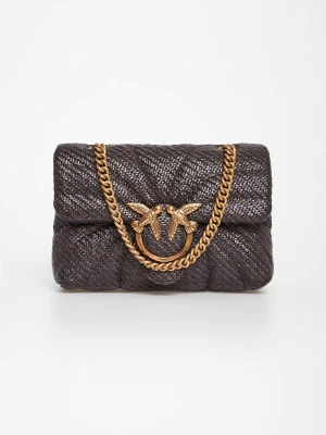 Torebka damska z rafii Love Bag Puff PINKO