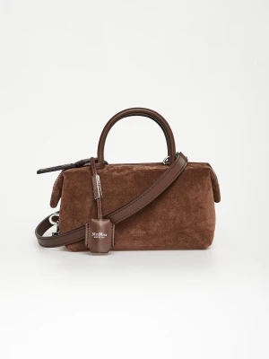 Torebka damska zamszowa Holdallssuede MAX MARA ACCESSORI